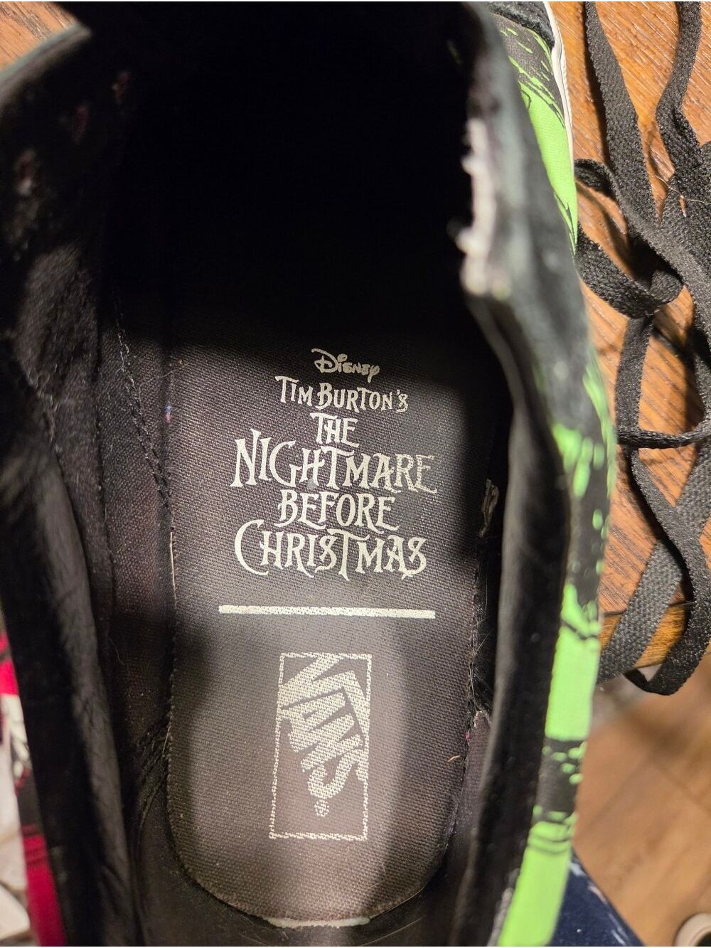 Vans Old Skool Nightmare Before Christmas Lock Shock Barrel Men 10 Women 11.5 - Picture 9 of 10